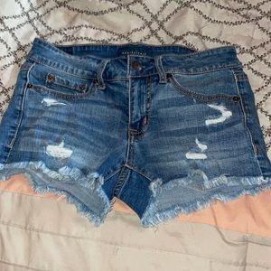 Aeropostale Ripped jean shorts